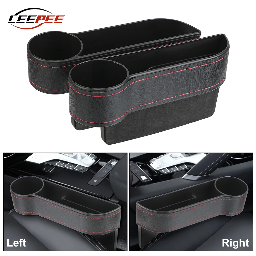 Universal Car Seat Gap Storage Box Crevice Organizer Holder Bottle Key Phone Stand For Automobile Off Road 4x4 Truck Accessories