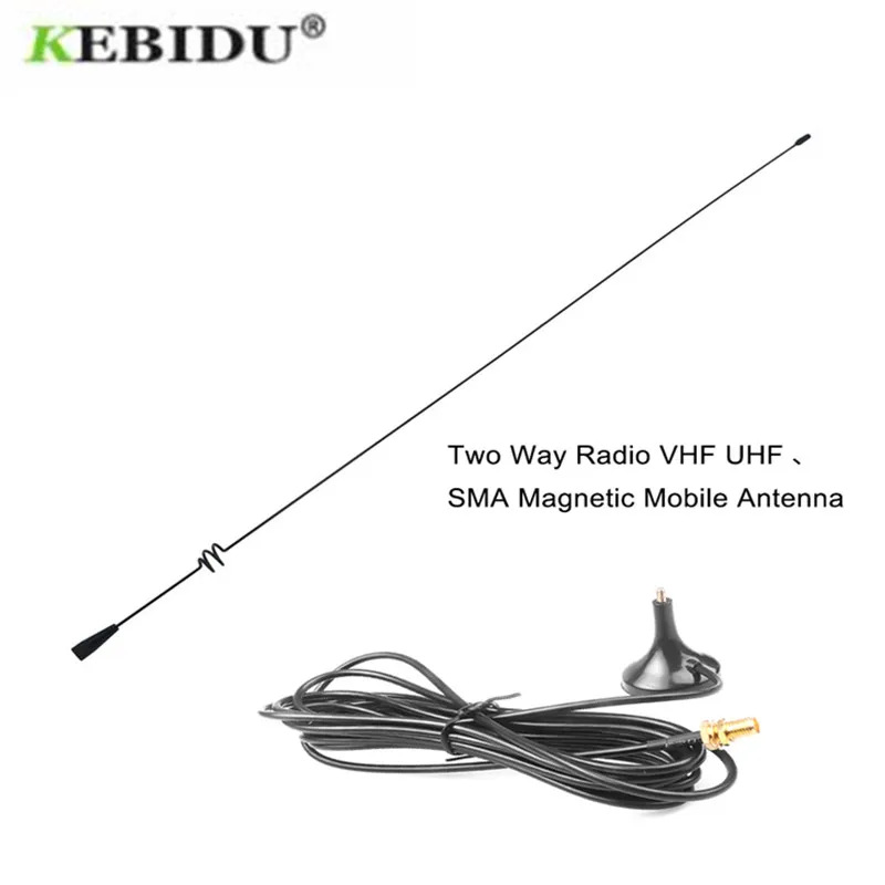 Two Way Radio VHF UHF SMA Magnetic Mobile Long Antenna UT-108UV For BAOFENG CB Radio Walkie Talkie UV-5R UV-B5 UV-B6 GT-3