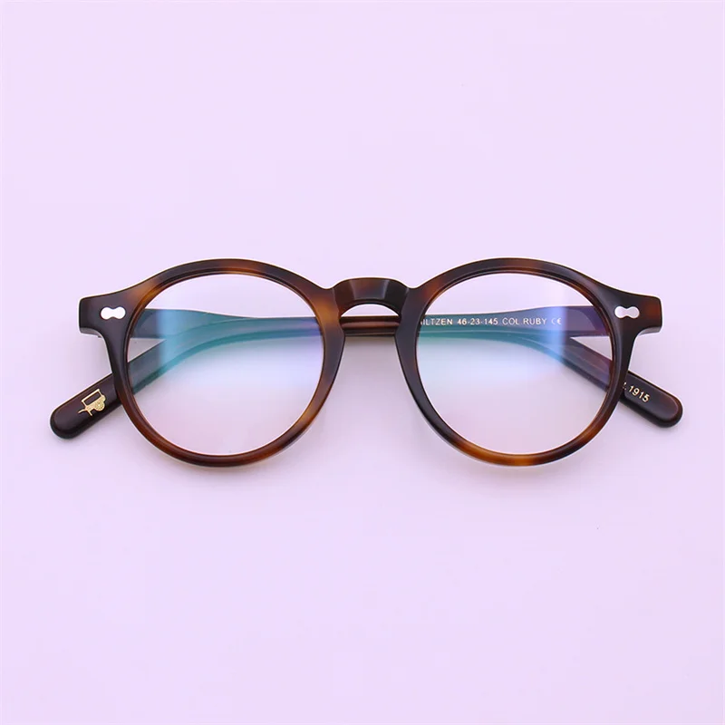 TOP Grade Quality Japanese Retro Anti Blue Round Glasses MILTZEN Myopia Men Frame and Women Eyeglasses Prescription Eyewear