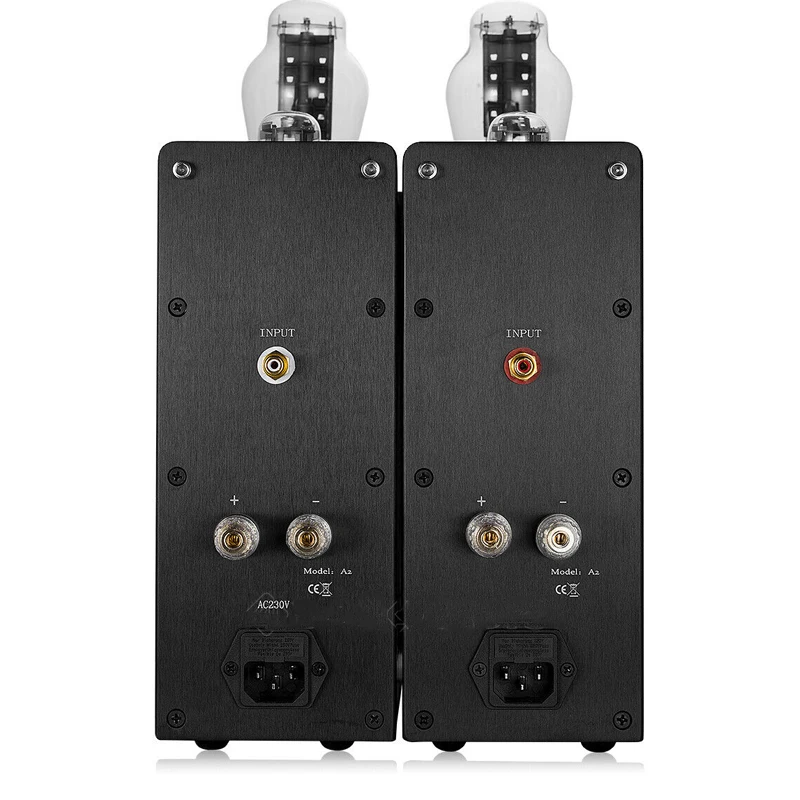 Dupla mono tubo de alta fidelidade 300b canal esquerdo e direito febre amplificador de potência estéreo divisão pura classe um tubo amplificador família