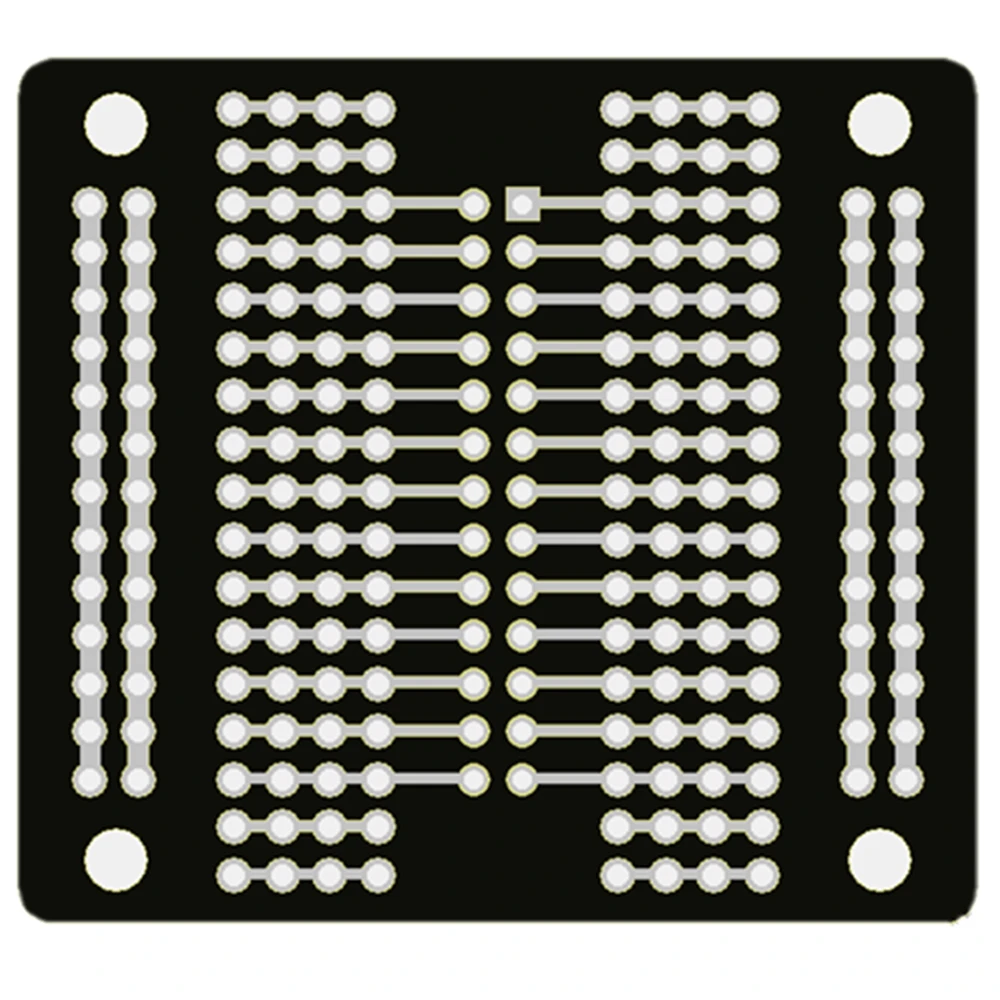 Small-Size Perma-Proto Breadboard Pcb Prototype Board for Raspberry Pi (Pack of 5)