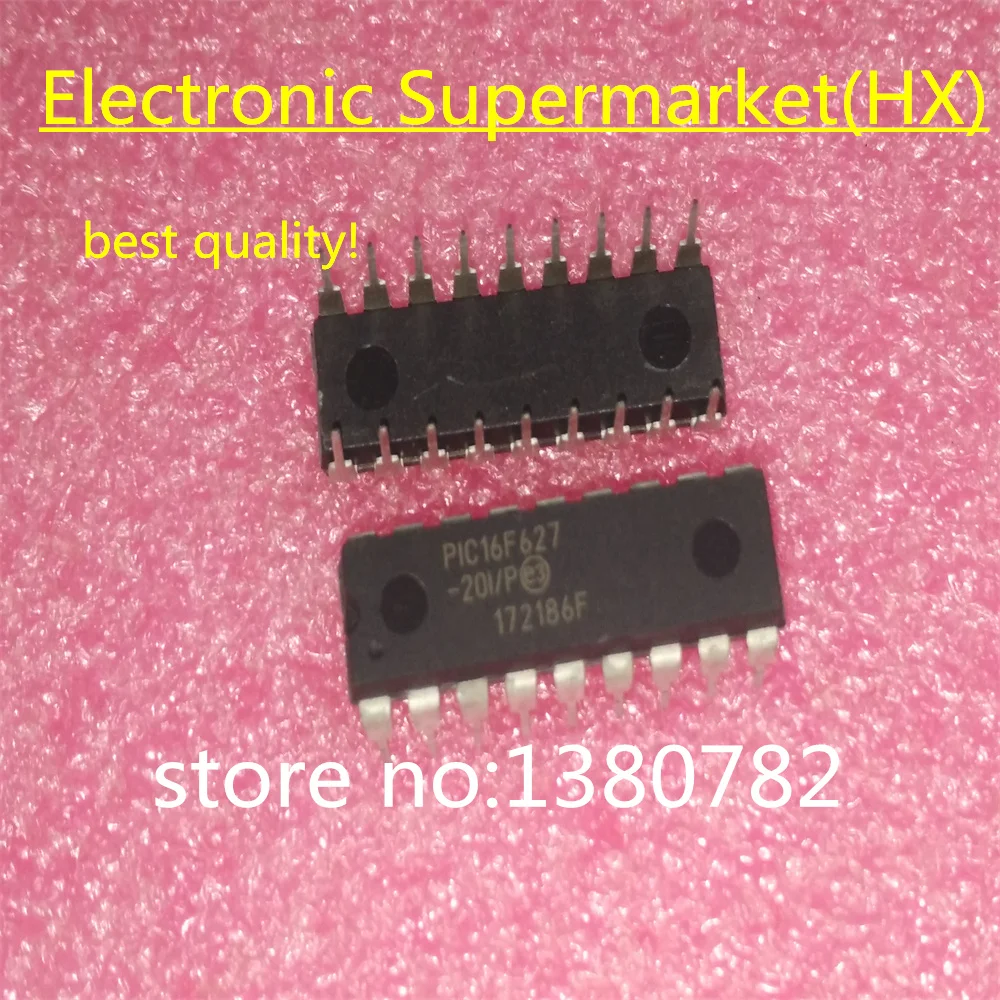 

Free Shipping 10pcs/lots PIC16F627-20I/P PIC16F627-20/P PIC16F627 DIP-18 New original IC In stock!