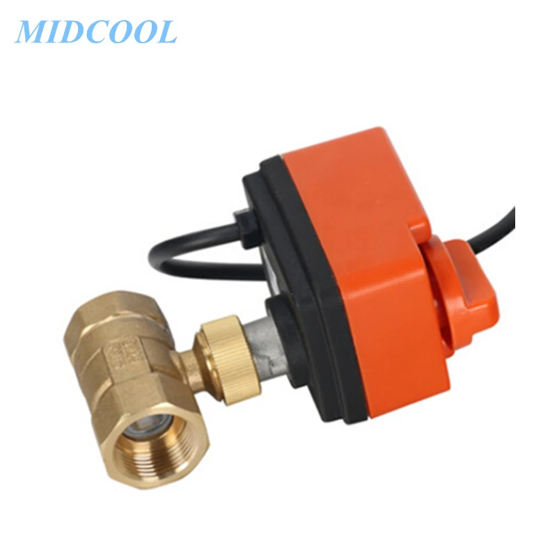 Electric Ball Valve FVQ21 Normally Open Normally Closed Three-way Two-way AC220V DN15 DN20 DN25 DN32 DN40 DN50