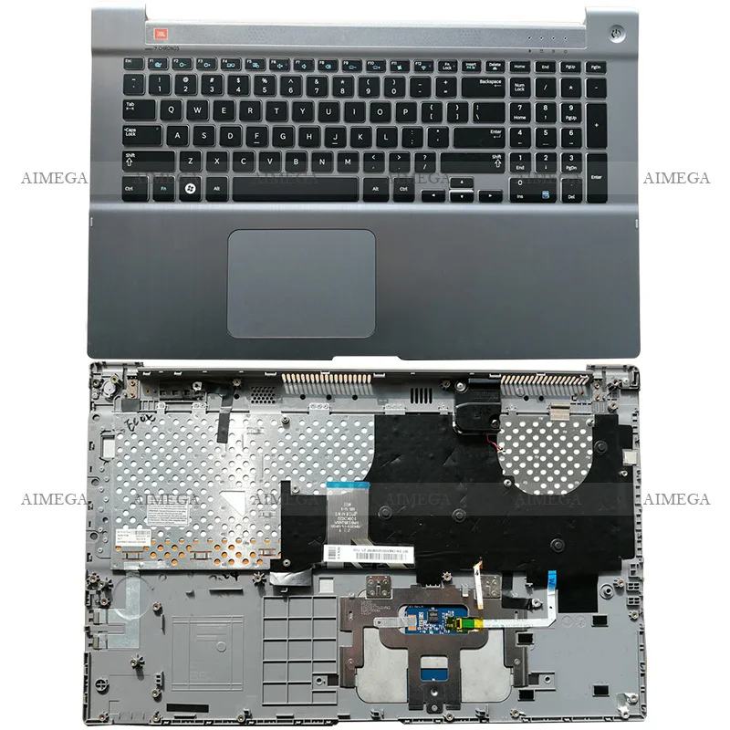 Imagem -01 - Portátil Palmrest Case Superior para Samsung Np700z7a Np700z7b Np700z7c Computador Portátil Case com Teclado Touchpad Novo Case do portatil palmrest case superior para samsung np700z7a np700z7b np700z7c computador portatil case com teclado touchpad novo case do 01