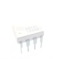 Acoplador fotoelétrico 6n137 dip-8 el6n137 6n137m, 10 pcs/lot