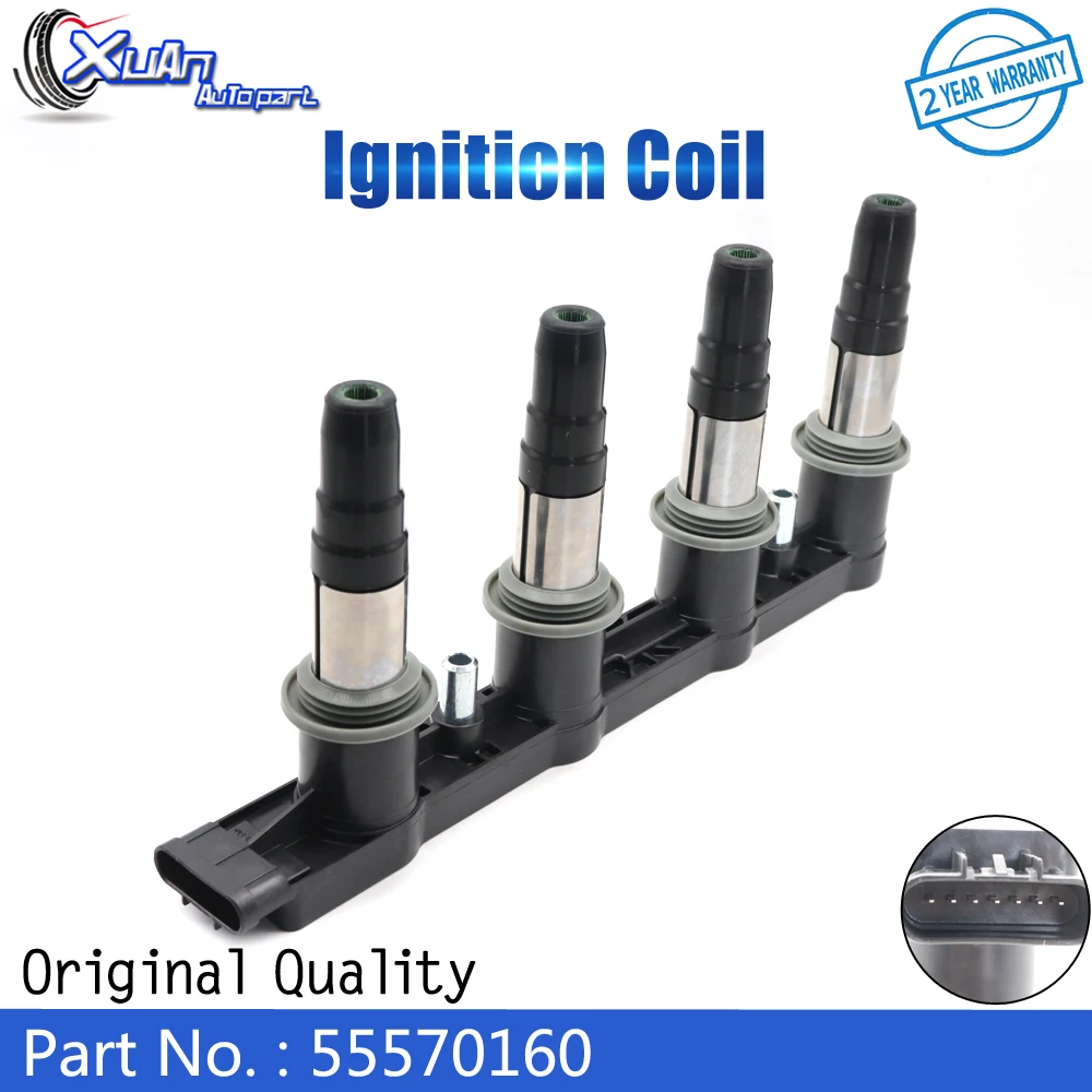 

XUAN Ignition Coil 55570160 For Chevrolet Orlando Cruze LS LT LTZ Sport Utility Base LS LT Sedan 1.8L 2.4L 55585539 55561655