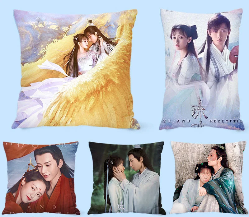 Liuli Beauty Sha Cheng Yi Yuan Bingyan Pillowcase Pretty Scholar Yu Lexuan Same Paragraph Star Photo Poster Cushion Cover