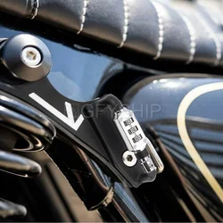 For Triumph Thruxton 1200 / R / RS 2016 to 2021 Thruxton 900 04-16 Street Twin Motorcycle Helmet Lock PIN Code Bloqueo De Casco