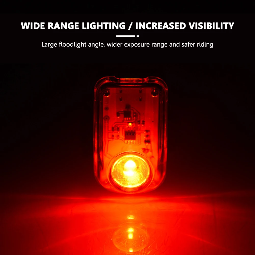 Bike Tail Light Type-C USB Rechargeable Portable Bicycle Night Ridding Safety Warning Red Rear Lamp Cycling Accessories