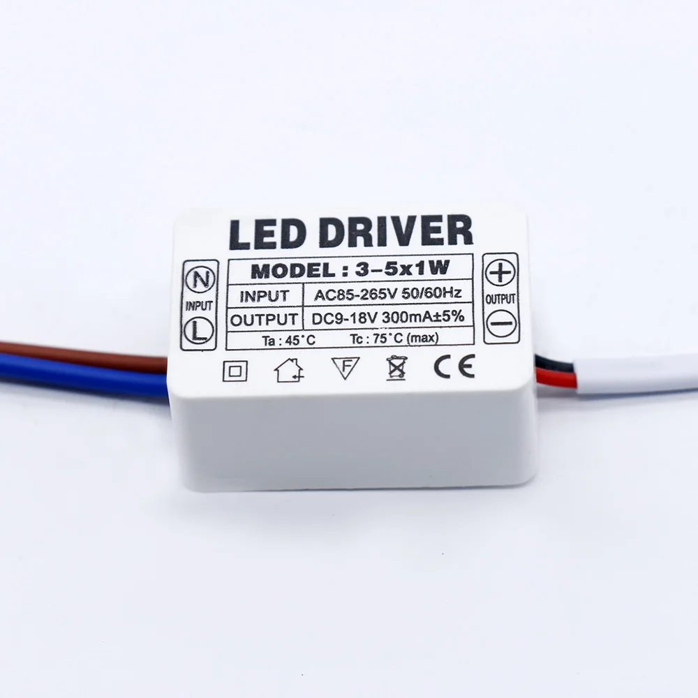 LED Lamp Driver Light Transformer 300mA 1-3W 3-5W 4-7W 8-12W 12-18W 18-25W 25-36W LED Power Supply Unit Lighting Transformers