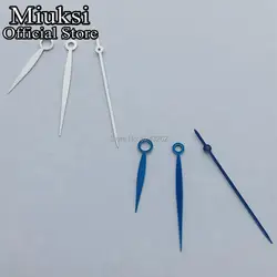 Miuksi silver blue watch hands fit Miyota 8215 8205 821A Mingzhu DG2813 3804 Seagull 1612 movement