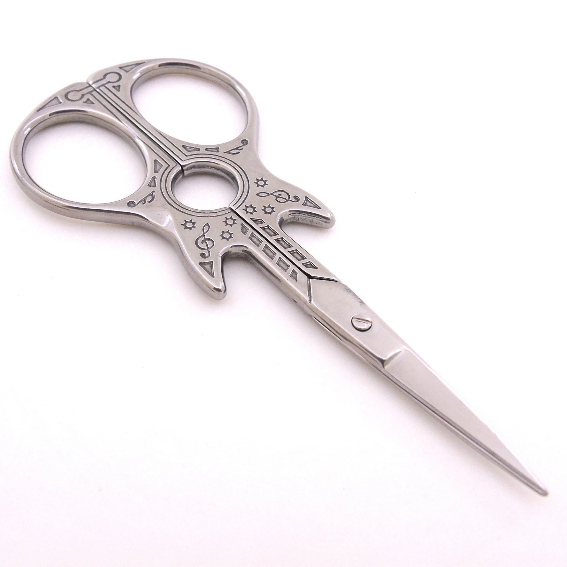 Vintage Style Guitar Scissors for Nail Art, Sewing, Embroidery, DIY Craft and Wedding Decoration
