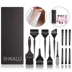 Pro Hair Salon Aluminum Foil Hairdresser Dyeing Board Balayage Board And Hair Dye Brush kit Soft Bristles