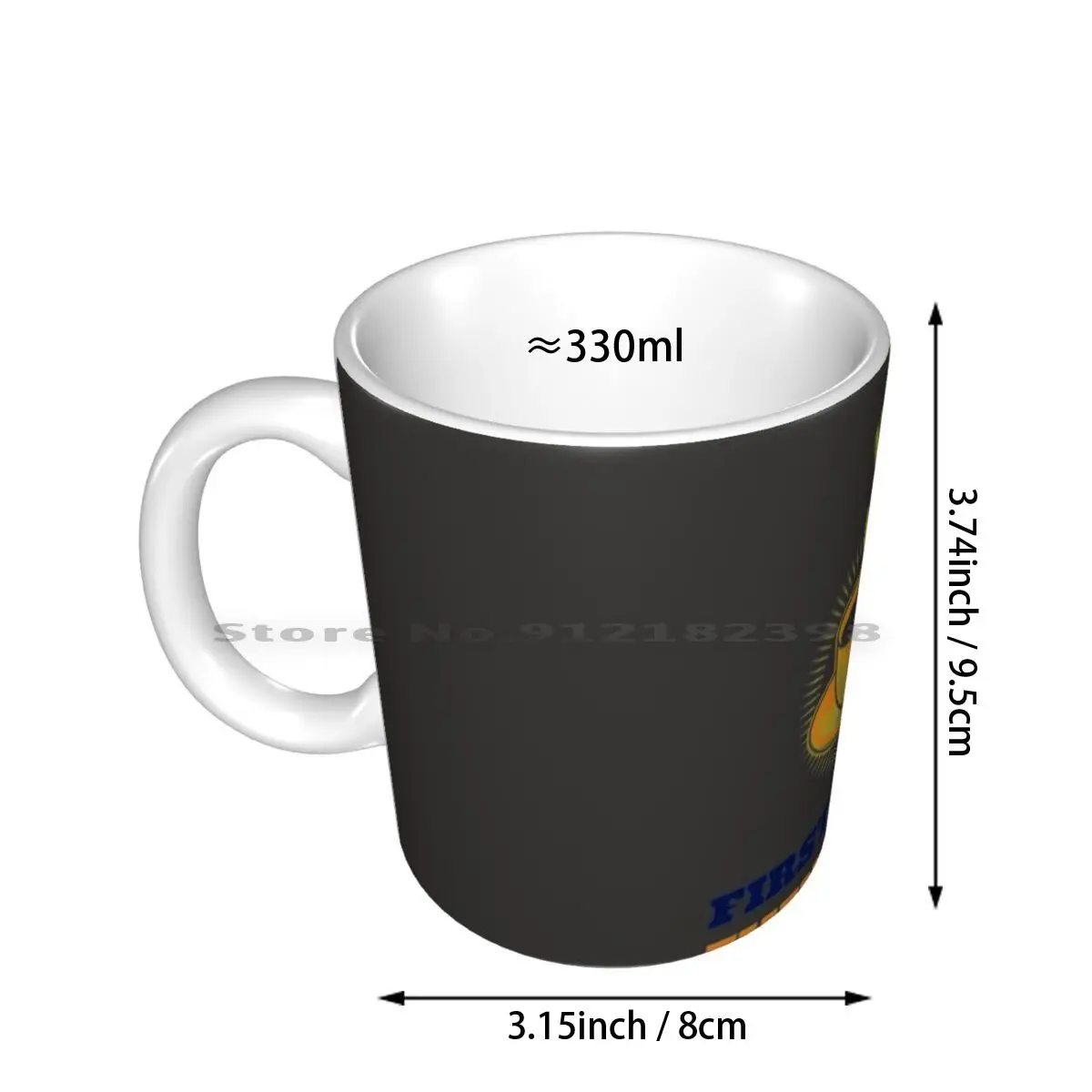 First Coffee Then Classic T-Shirt | T-Shirt Ceramic Mugs Coffee Cups Milk Tea Mug Cappuccino Coffee Cafe Motos Gps Coffee Job