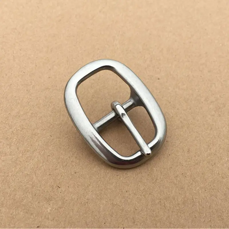 20 Pieces Stainless Steel Pin Buckle Leather Craft Buckle Halter Hardware Accessories 21mm