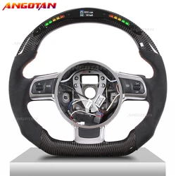 Carbon Fiber Steering Wheel  Fit For Audi R8 TT TTs Audi Sprort Car volante esportivo 2007-2014 models