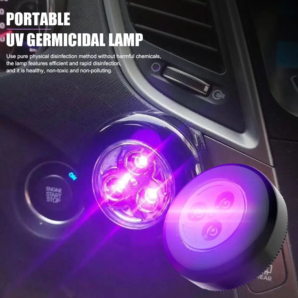 Mini lampe germicide LED à lumière noire ultraviolette, ampoule de désinfection et de stérilisation, lumières UVC portables, maison et voyage,