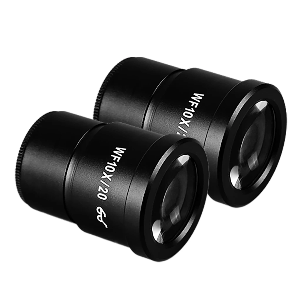 1 Pair 10X Widefield Scale Microscope Eyepiece Professional Stereo Microscope Eyepiece For Binocular Trinocular Microscopio Part