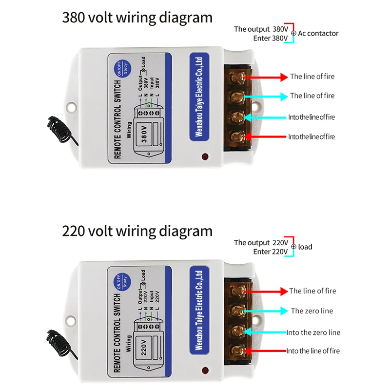 Mini Remote Control Agricultural Water Pump Switch 220V 380V  Wireless Industrial Switch for Motor 1KM 3KM 5KM remote watering