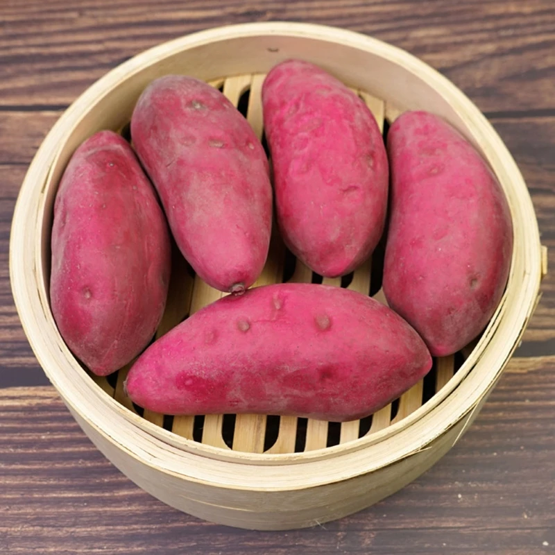 1 Pc Simulation Purple Sweet Potato Lifelike Fake Vegetable Home Kitchen Party Decoration Model Props Sample Window Display