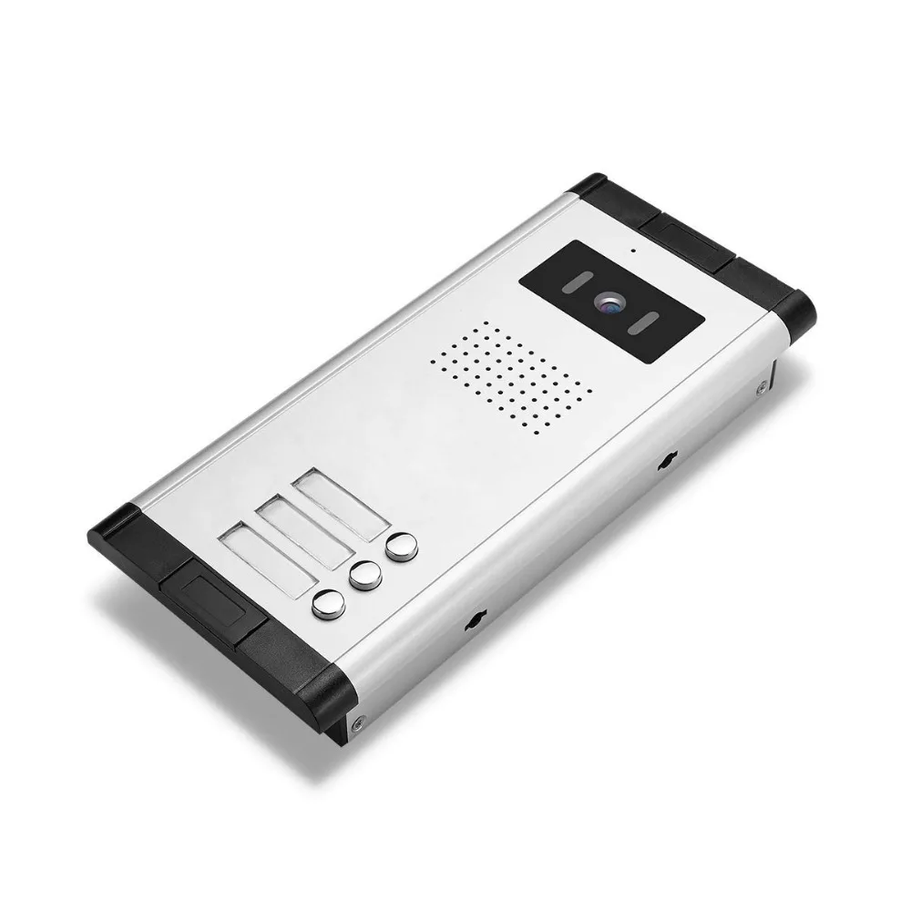 2/3/4 einheiten Apartment intercom system Video Tür Telefon Tür Intercom HD Kamera 7 "Monitor video Türklingel für 2-4 haushalt