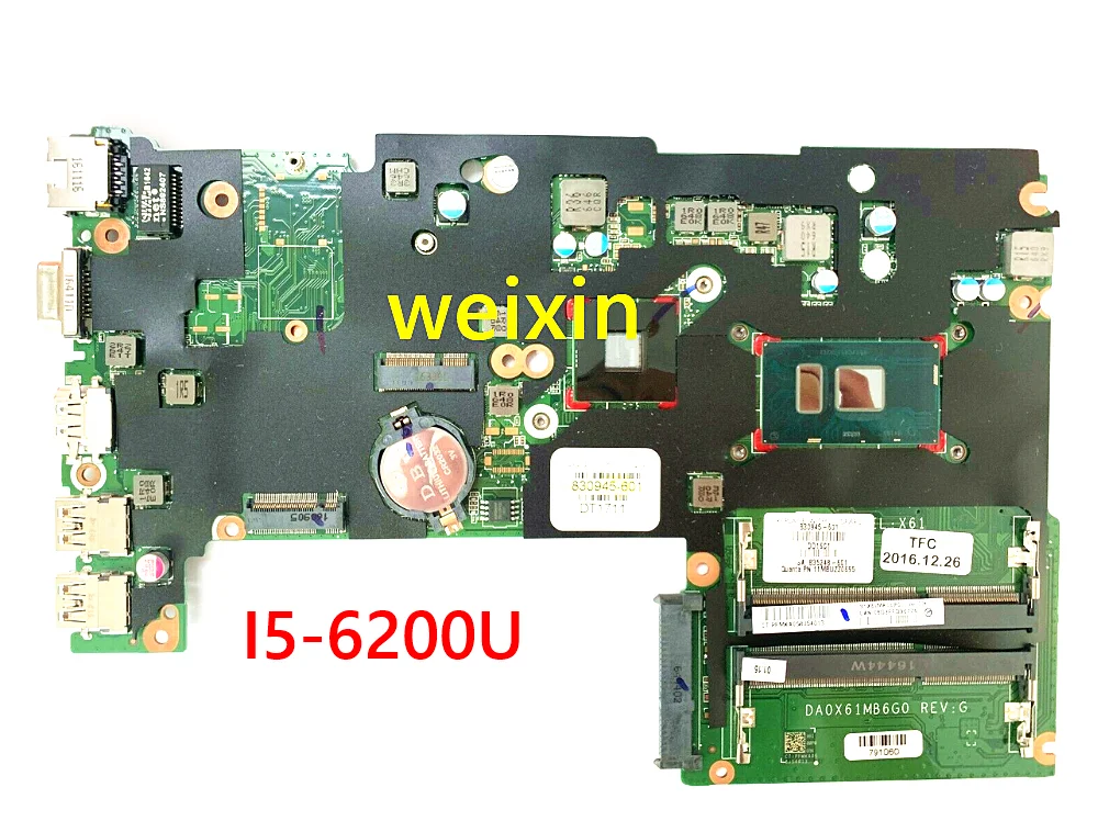 

830945 -601 для hp 440 430 G3 830945 -501 830945 -001 DA0X61MB6G0 материнская плата для ноутбука с I3-6TH I5-6TH I7-6500 R7 216- 0864032 Графический процессор