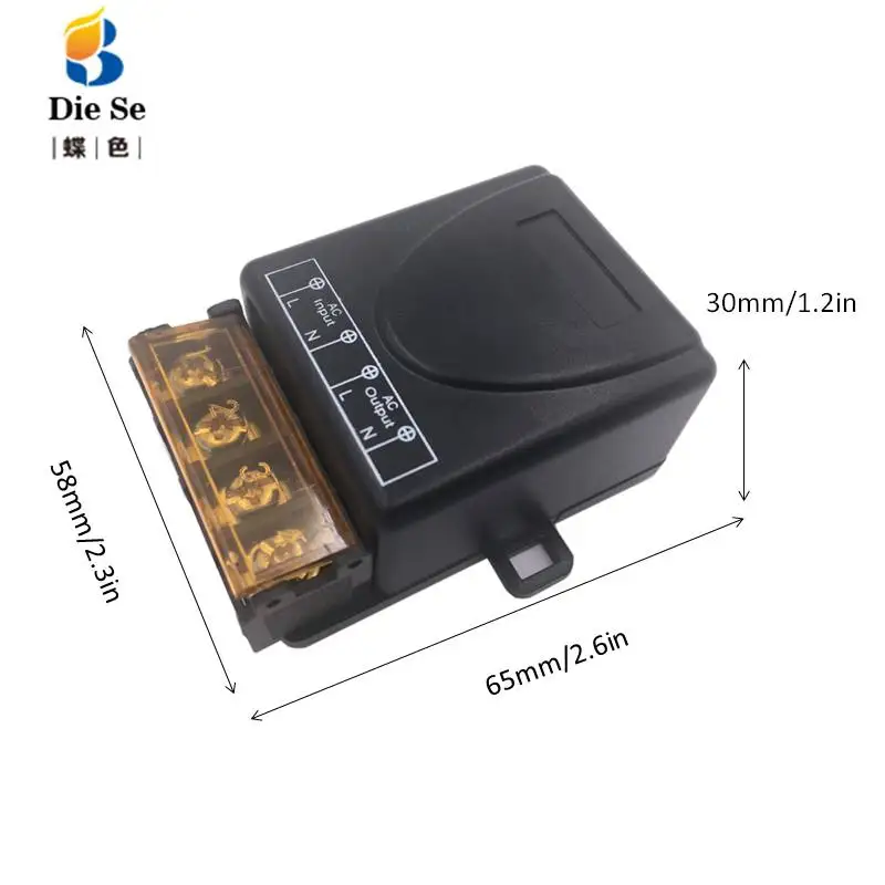 Ricevitore del trasmettitore di ca 75V ~ 5000 V del telecomando di alta potenza 433 W 220 MHz RF per la luce principale della pompa di ventilazione