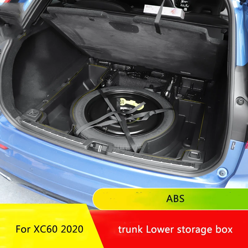 For Volvo XC60 2018 2019 2020 2021 Trunk Storage Box Tail Box Storage Box