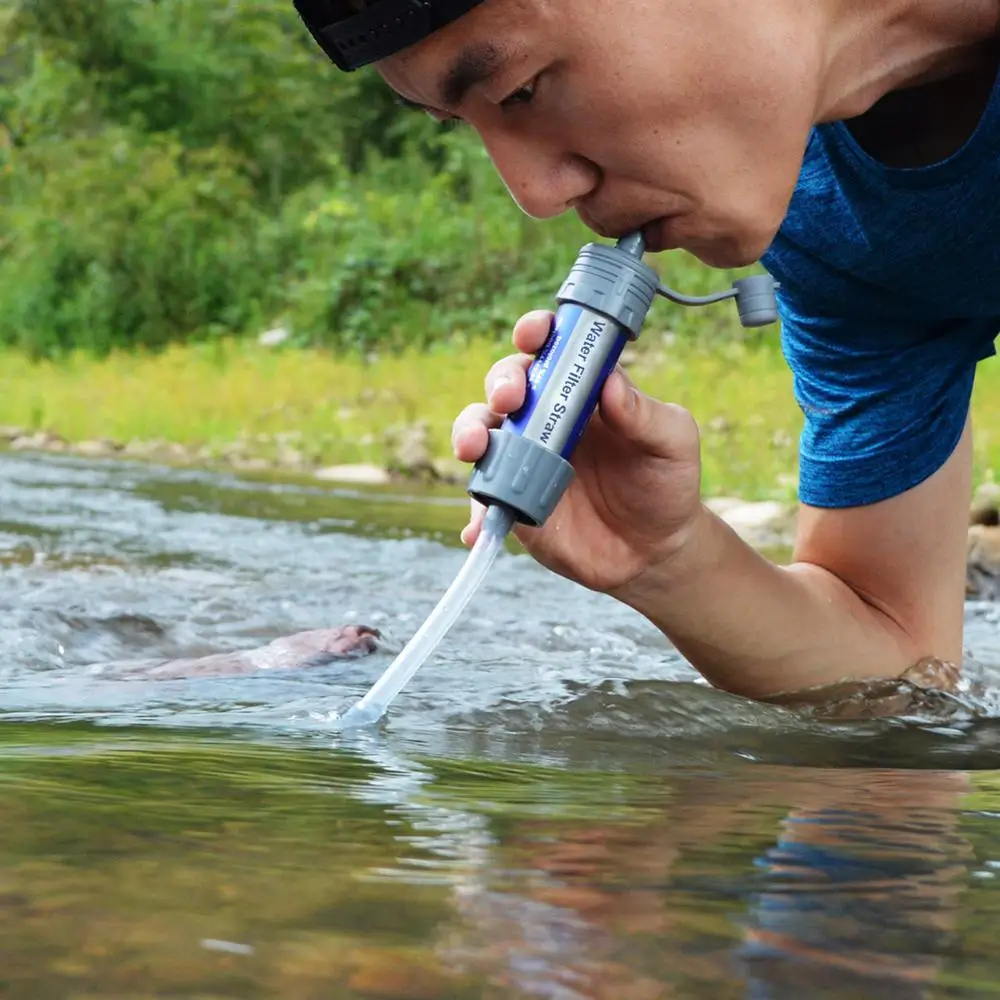 Filtro dell'acqua di emergenza personale del depuratore d'acqua all'aperto da 5000 L Mini filtro portatile per il filtro dell'acqua delle attività all'aperto