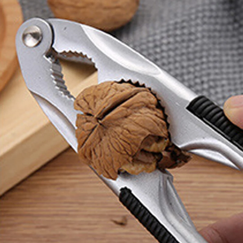 Zinc Alloy Quick Walnut Cracker, Nutcracker Sheller, Nut Opener, Hickory Peeling Tools, Kitchen Tool