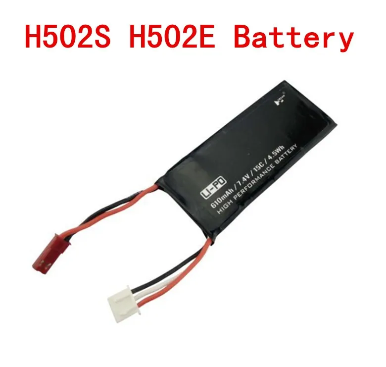 Hubsan X4 H502S H502E Batterie RC Quadcopter Ersatzteile 7,4 V 610mAh Batterie Zubehör