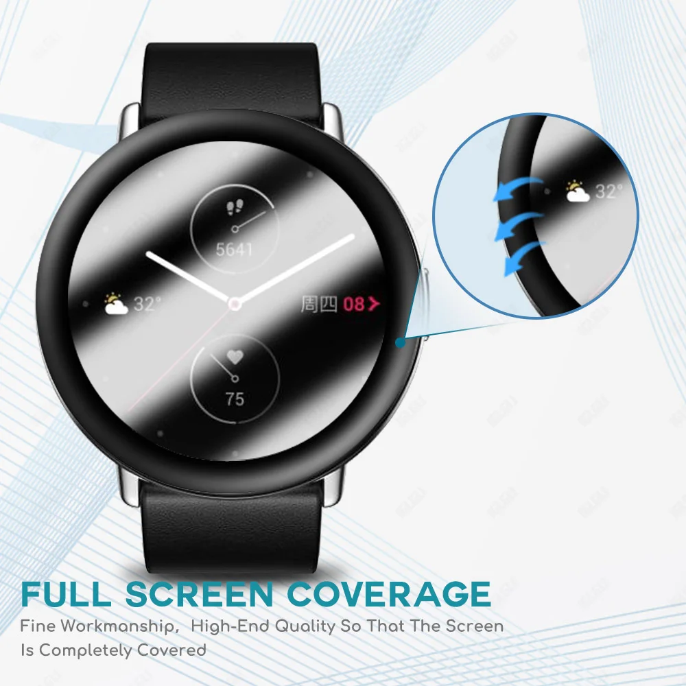 Osłona folii ochronnej dla Xiaomi Huami Amazfit ZEPP E A1935 A1957 inteligentny zegarek HD zakrzywiona miękka folia na ekran akcesoria