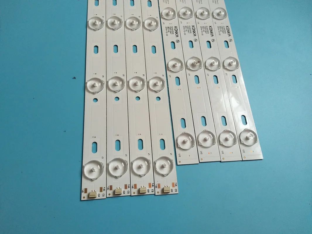 New 8pcs/kit LED Backlight strip 6+6 lamp For SUPRA STV-LC42T410FL DNS K42A619 Konka 42