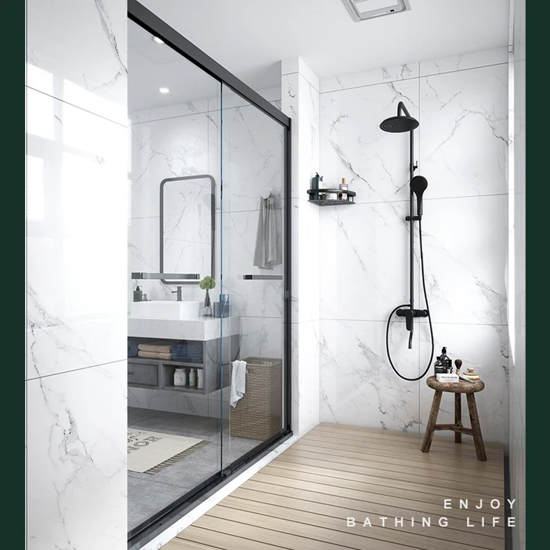 cabin bathroom base and surround black shower room luxury portable enclosed modular room tempered glass shower door