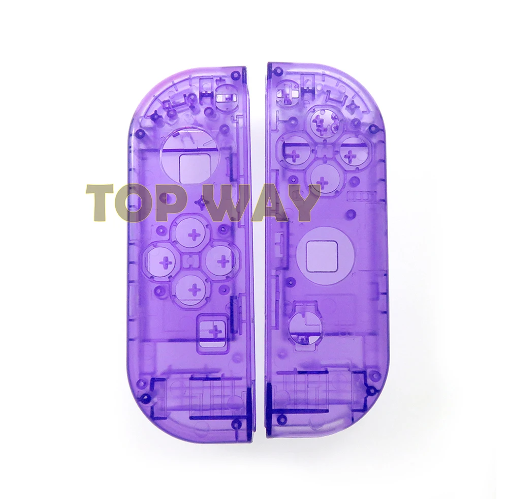 1 مجموعة واضحة قذيفة البلاستيك rl الإسكان شل غطاء القضية لنينتندو التبديل NS الفرح يخدع المراقب شفاف المتبقي يمين قذيفة