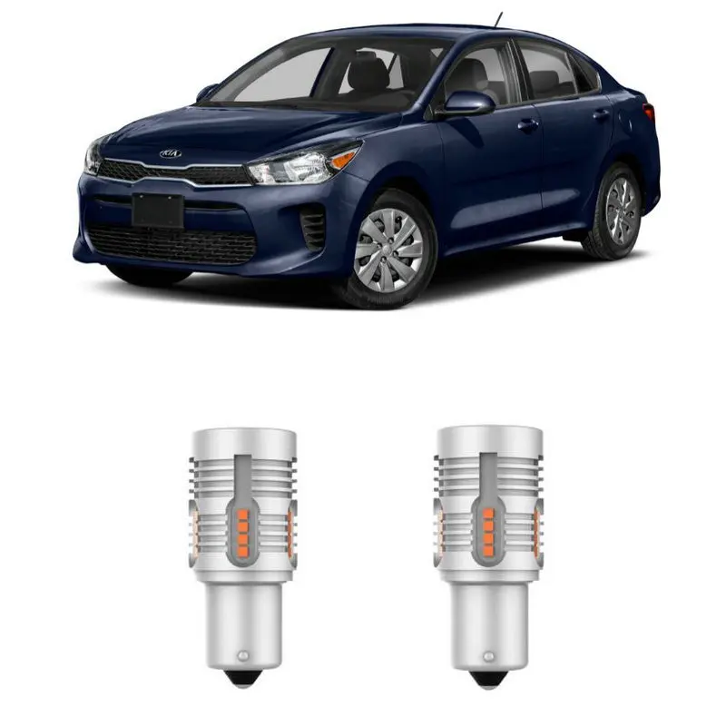 Intelligent IC Decoding Turn signal Light for 2020 KIA rio  error free canbus 1556LM No strobe 2pc