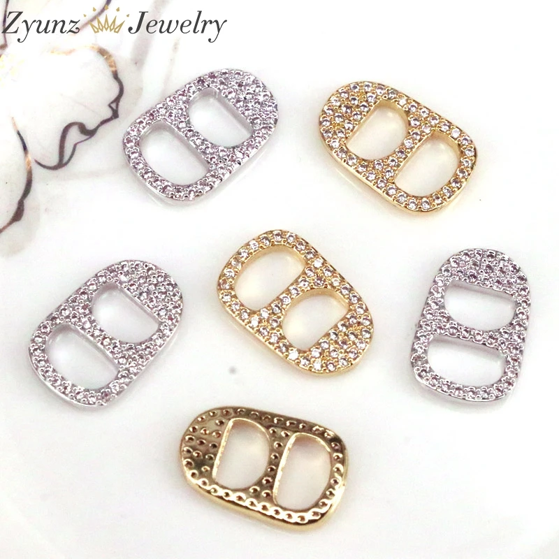 10PCS, Gold / Silver Color CZ Soda Charm Soda Pull-tab Pendant Charm For Charms Bracelet Necklace Jewelry Making Supplies