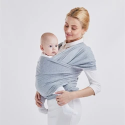 Cotton Spandex Baby Carrier Sling For 0-18Months Newborn Breathable Infant Wrap Backpack Breastfeeding Nursing Towel for Mother