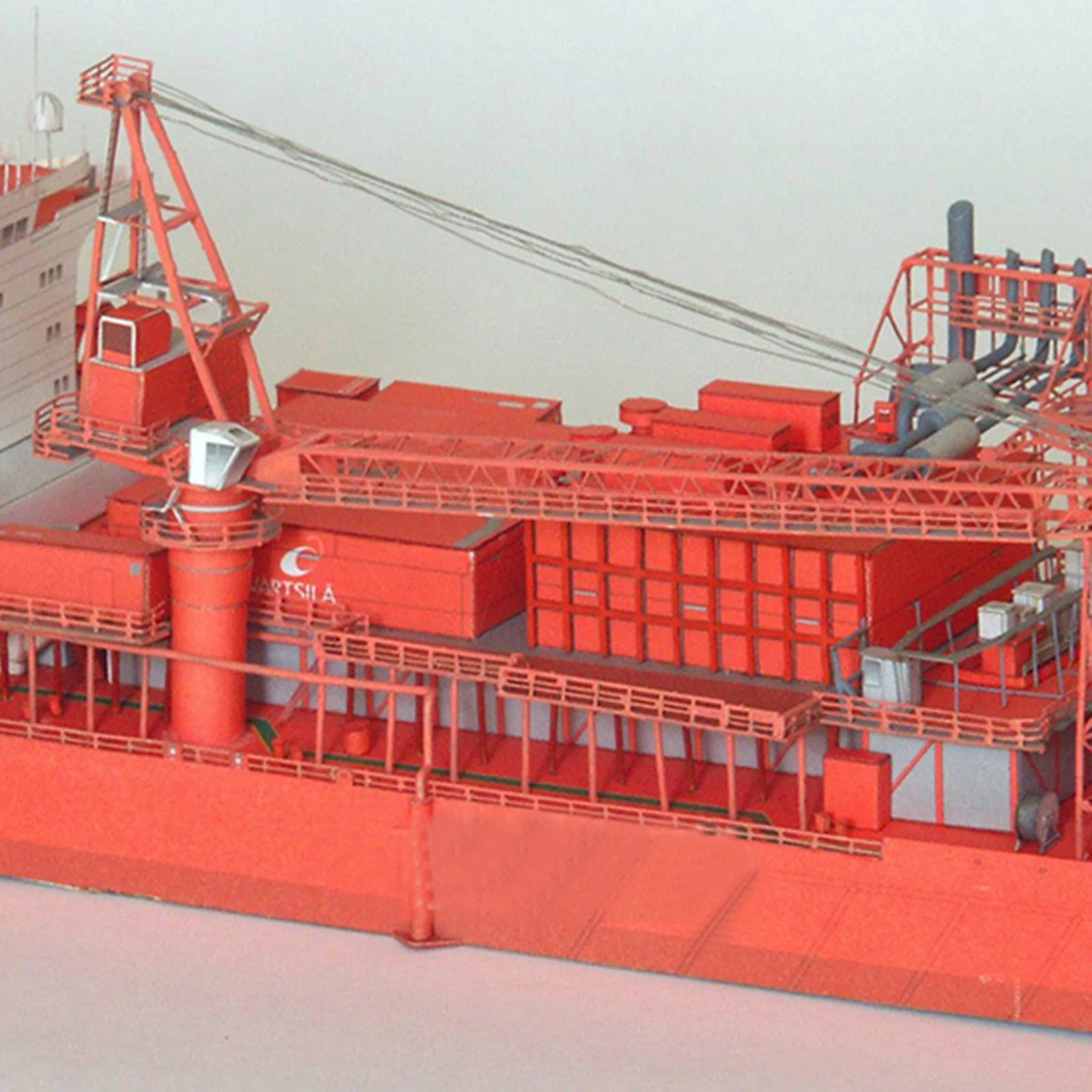 1/400 Norwegian FPSO Offshore Floating Production Tanker DIY 3D Paper Handmade Model Ship Puzzle Room Decor Collectables Gifts