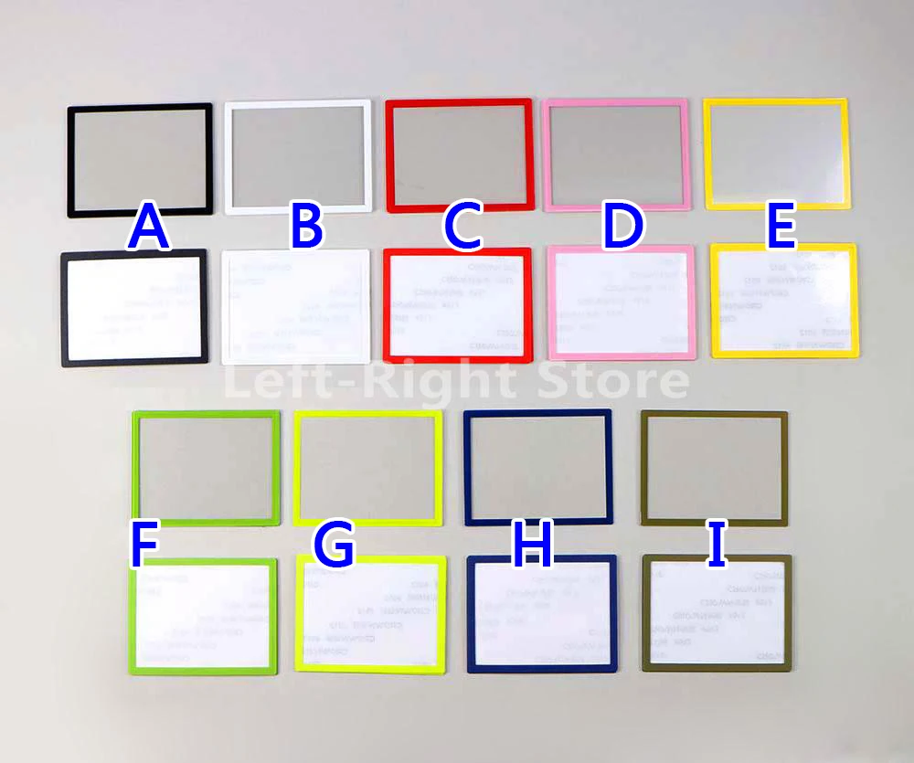 100 комплектов верхней верхней крышки ЖК-экрана, нижняя нижняя рамка, пластиковая крышка экрана для DS Lite, пластиковые линзы для игровой консоли NDSL