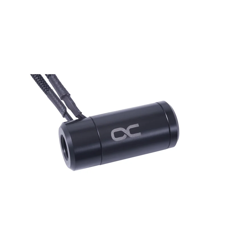 Alphacool-medidor de flujo y temperatura, medidor de medida de enfriamiento de agua, señal RPM, 2x G1/4 ", Original, 100%