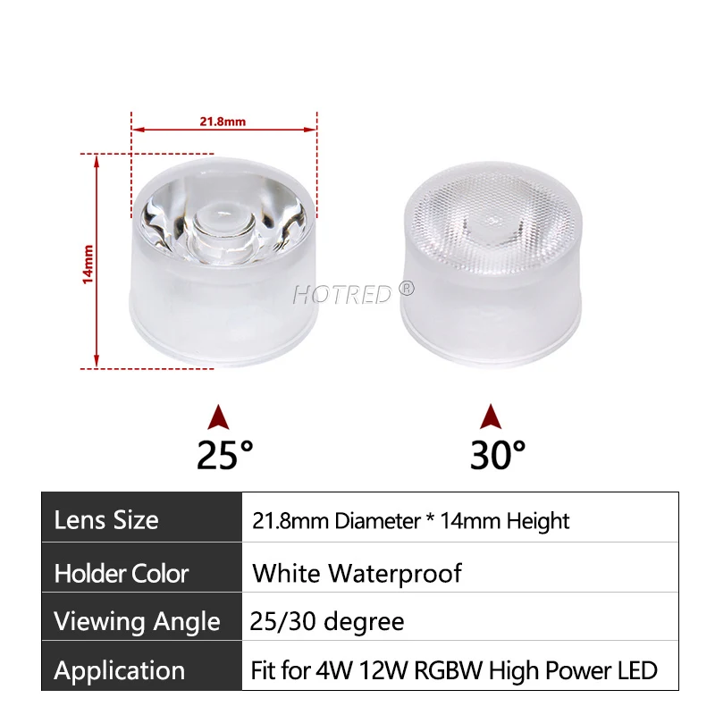 LED RGBW RGBWW 4W 12W 4*3W High Power Chip Beads Lamp 8Pins Diode Waterproof Lens Colorful Sources DIY For Stage Spot Lighting