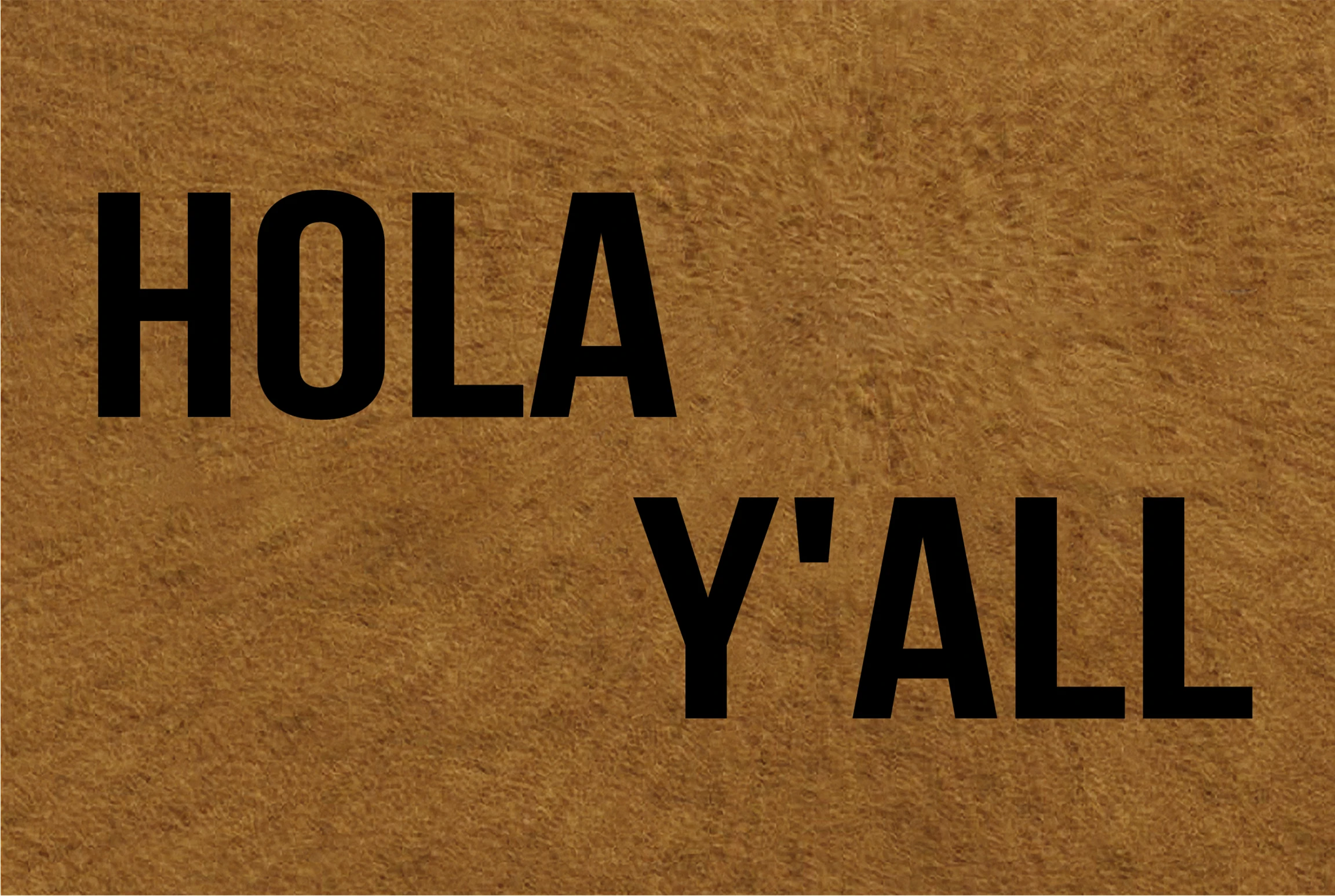 

Doormat HOLA Y'ALL Non-Slip Door Mat Non-Woven Rubber 30x18 Inch