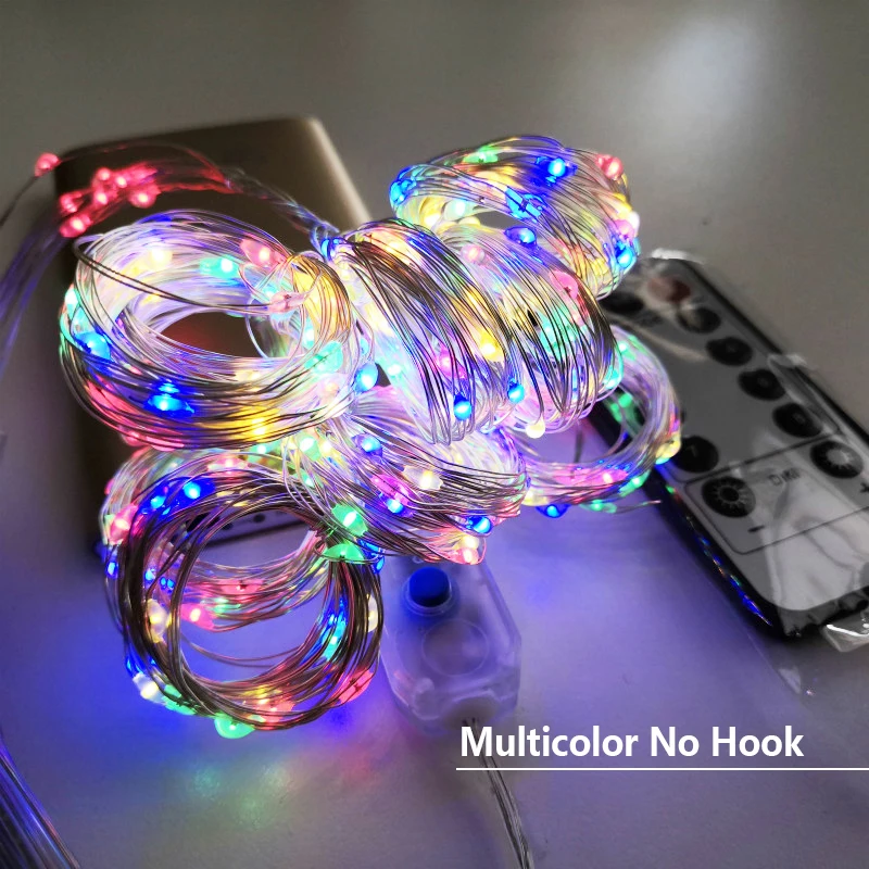 3M LED Remote Control Curtain Fairy Lights USB String Lights Led Christmas Light For Wedding Home Bedroom Window Party Decor