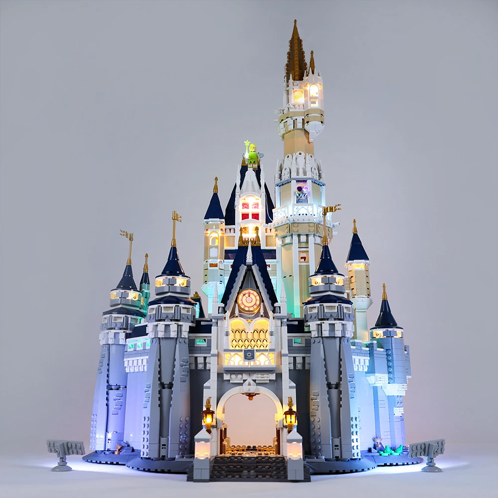 EASYLITE LED Light Set For 71040 Cinderella Princess Castle Compatible With 16008 Only Lighting KIt NO Buidling Blocks Model