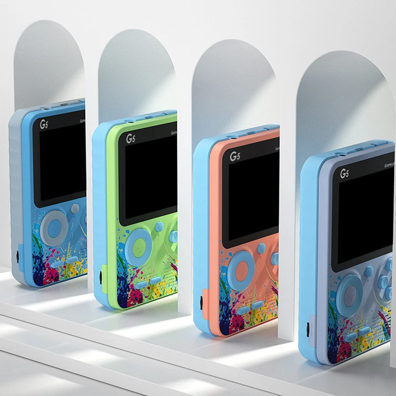 Mini consola de juegos portátil, 500 juegos clásicos integrados, pantalla de 3,0 pulgadas, consola de videojuegos Retro portátil, Joypad, compatible con 2 jugadores