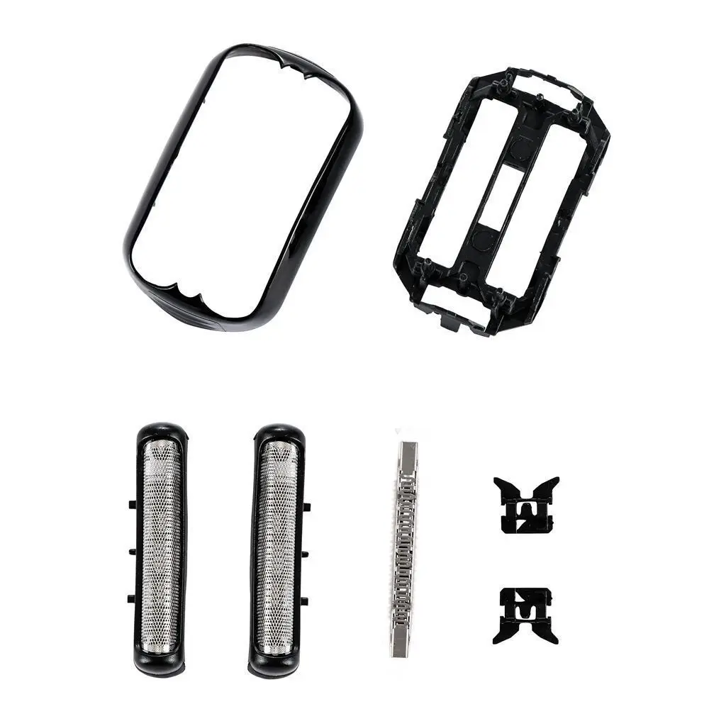 New 32B Black Shaver Foil & Cutter Shaver Head for Braun Series 320s-4,330s-4,340s-4,345S-4,350cc-4,350cc-5 Cassette Mesh Grid