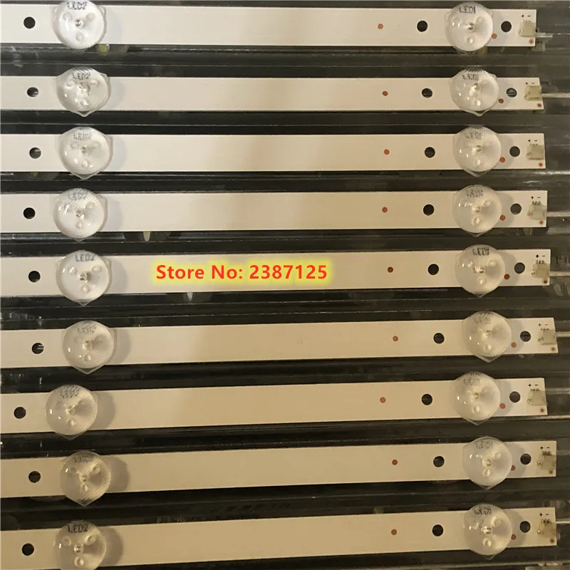 90 buah Strip lampu latar LED 5 lampu revrev3 5LED M280X13-E1-H 130402 28C2000B L2830HD DEXP 28A3000 Dex