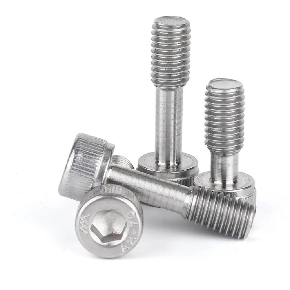 10/5PCS M3 M4 M5 M6 M8 M10 304 Stainless Steel Loose Screw Half-tooth Bolt Hexagon Short Head Anti-falling Screw