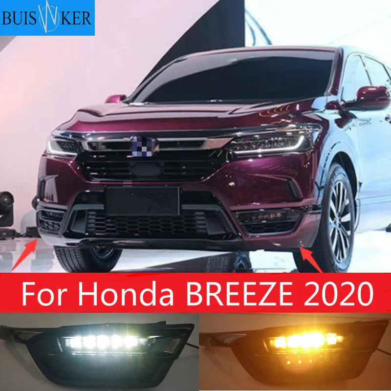 

LED DRL Daytime Running Light Daylight Turn Signal Lamp Car Styling for Honda BREEZE 2020